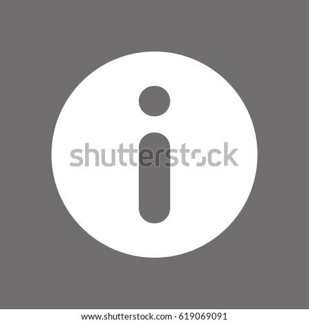 Info icon stock vector illustration