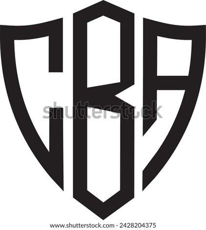 CBA Shield logo icon, symbol, vector file