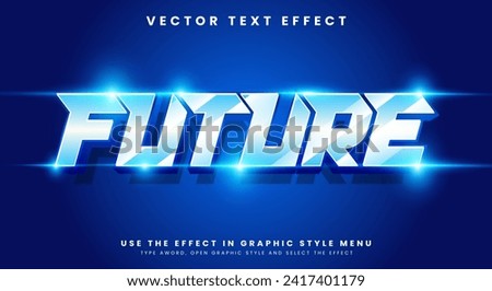 Sport Future editable text effect font style