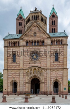 Similar – Image, Stock Photo Speyer city Dome