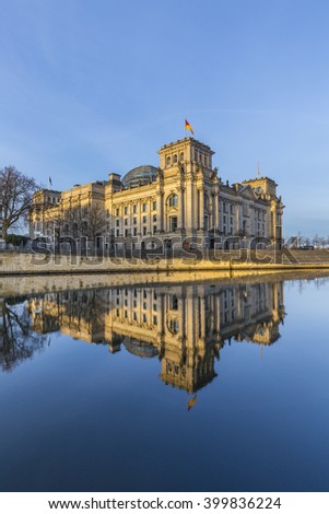 Similar – Image, Stock Photo Reichstag in the morning in autumn II