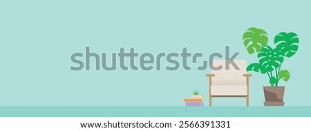 Similar – Image, Stock Photo Single stacking chair