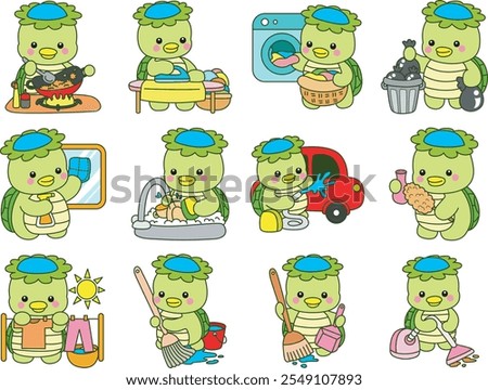 Kawaii japanese mythology Kappa sticker cute.
Cute kappa mascot ghost japanese. Kappa and the variation of chores and cleaning service