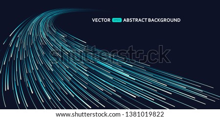 Lines composed of glowing backgrounds, abstract vector background