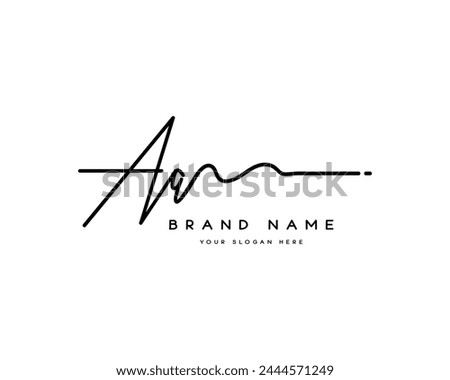Similar – Image, Stock Photo AA Letters (alphabet)