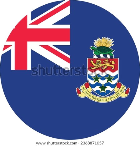 National flag vector illustration of Cayman Islands