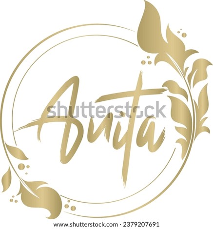 Flower theme logo with gradeint colour