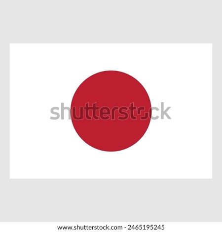 Japan Flag Vector Design , Eps File