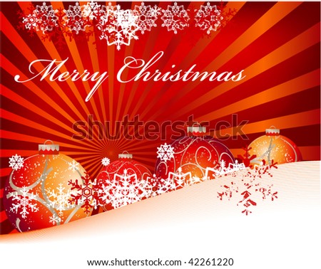 Christmas Background Stock Vector 42261220 : Shutterstock