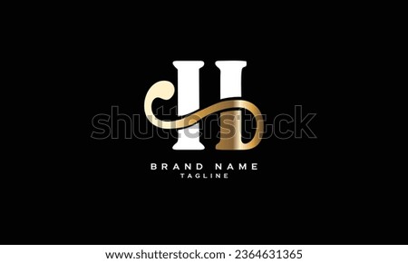 ISB, IBS, SIB, SBI, BSI, BIS, HD, DH, HB, BH, Abstract initial monogram letter alphabet logo design