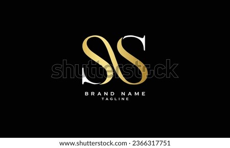 SNS, SSN, NSS, NSS, SNS, SSN, Abstract initial monogram letter alphabet logo design