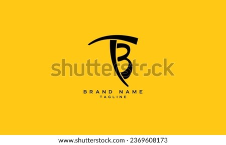 TB, BT, T3, 3T, Abstract initial monogram letter alphabet logo design