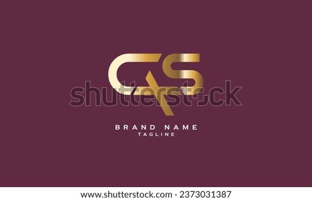 GXS, GSX, XGS, XSG, SXG, SGX, CXS, CSX, XCS, XSC, SXC, SCX, Abstract initial monogram letter alphabet logo design