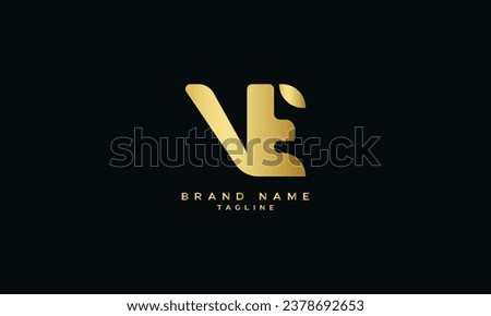 VET, VTE, EVT, ETV, TEV, TVE, VE, EV, Abstract initial monogram letter alphabet logo design