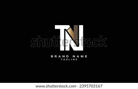 TNV, TVN, NTV, NVT, VNT, VTN, Abstract initial monogram letter alphabet logo design