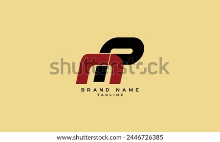 MNP, MPN, NMP, NPM, PNM, PMN, MP, PM, NP, PN, Abstract initial monogram letter alphabet logo design