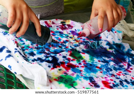 Similar – Image, Stock Photo dyeing lane