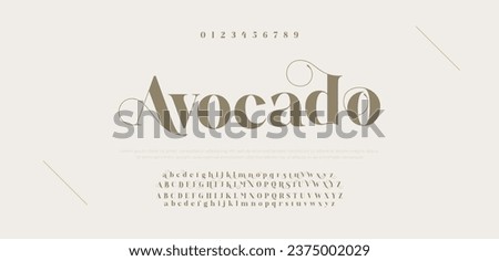 Minimal modern alphabet fonts and numbers. Abstract urban thin line font typography typeface uppercase lowercase. vector illustration
