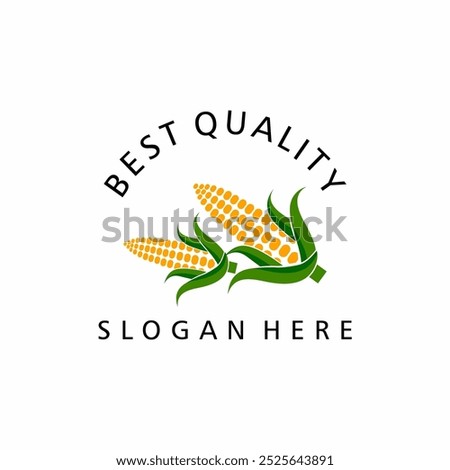 corn original logo design vector illustration