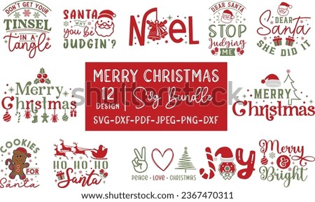 Christmas T Shirt Design Bundle