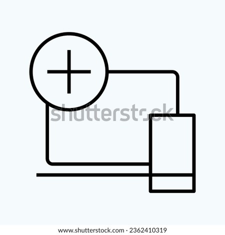 Add Device Icon - Device Icon - Outline