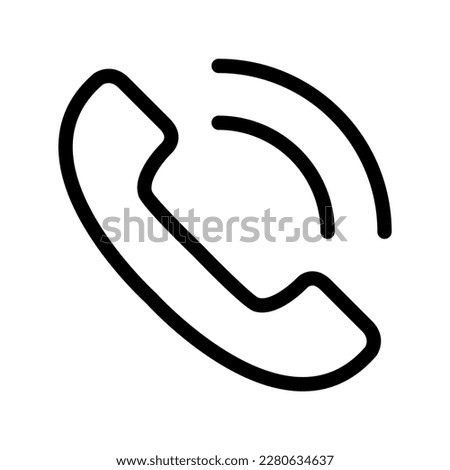 Phone line icon vector illustration graphic design