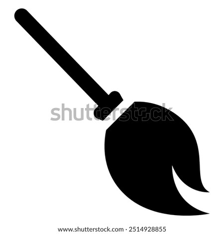 Broom icon vector illustration graphic design