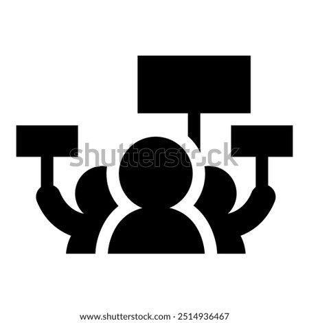 Protest icon vector illustration graphic design