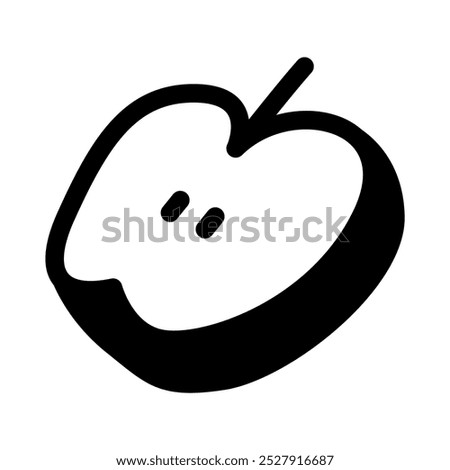 Apple icon vector illustration graphic design