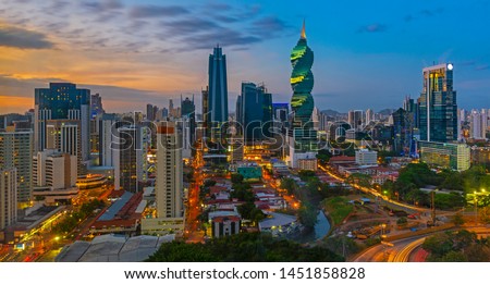 Similar – Image, Stock Photo skyscraper High-rise,