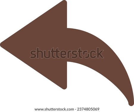 line vector icon of simple forms of arrow