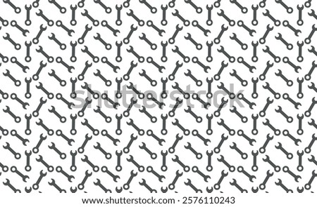 wrench, illustration pattern, repeat, for backgrounds, designers and textures