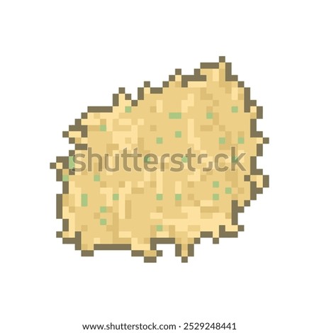 bakwan traditional food pixel art