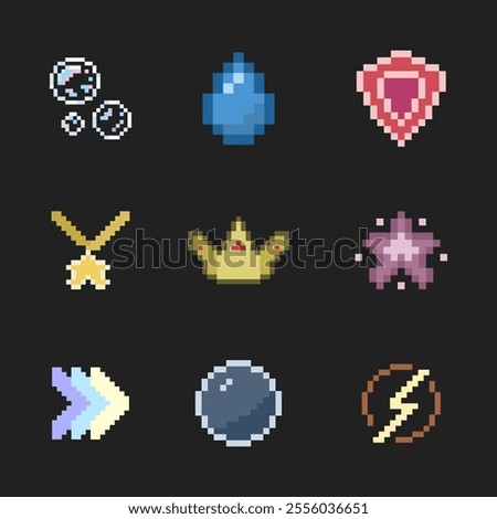 random element bundle pixel art