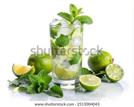 Similar – Image, Stock Photo Mojito cocktail on bar counter