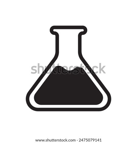 A flask or a test tube icon