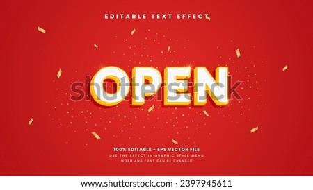 3d bold editable text effect for business or product promotion