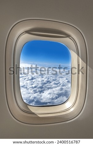 Similar – Image, Stock Photo Passenger looking at flight information board.