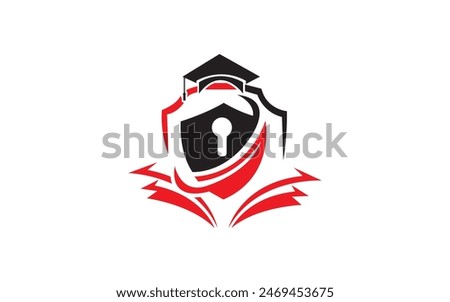 set of Security Guard logo design vector. Shield, Key, Look Pro Vector