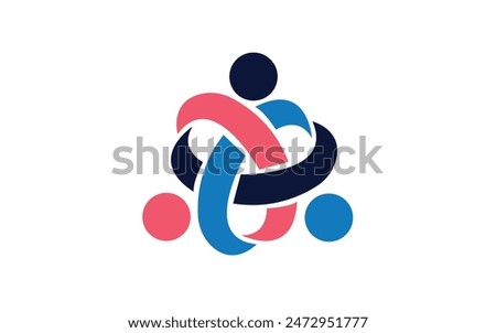 People community logo design vector