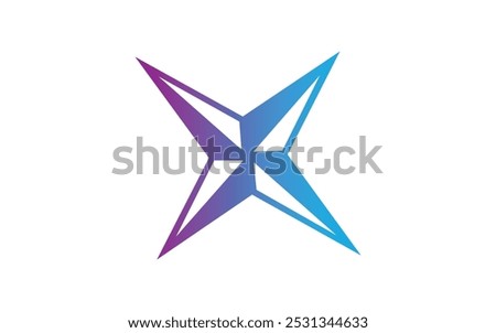 Star logo designs template, Fast star logo Vector illustration design pro Vector