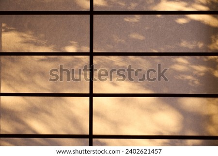 Similar – Image, Stock Photo Grid shadow on house wall