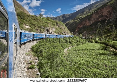 Similar – Image, Stock Photo All aboard! Rail transport