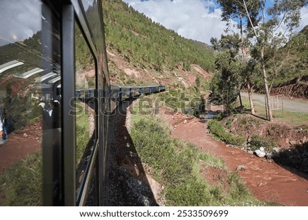 Similar – Image, Stock Photo All aboard! Rail transport