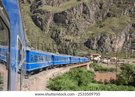 Similar – Image, Stock Photo All aboard! Rail transport