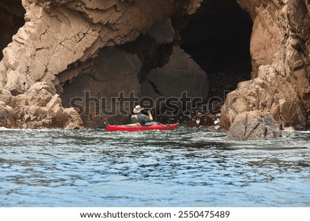 Similar – Image, Stock Photo water stories Paddling