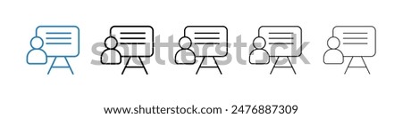 User chalkboard black and white vector icon