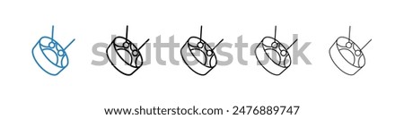 Drum steelpan black and white vector icon