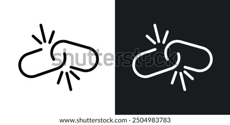 Similar – Image, Stock Photo Red white barrier chain disappears in green hedge