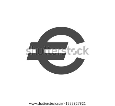 Euro sign  icon. vector euro currency sign. European currency icon. Currency icon. 